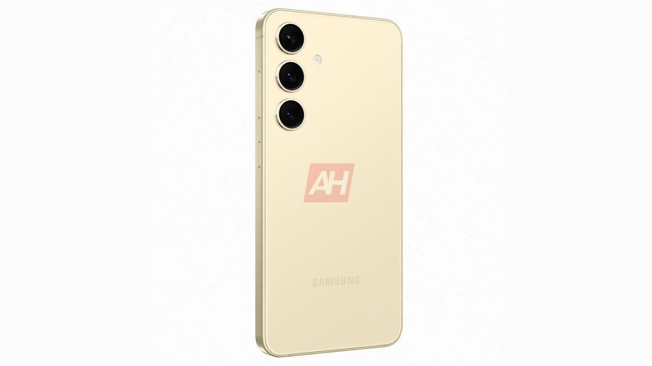 A leaked Samsung Galaxy S24 render