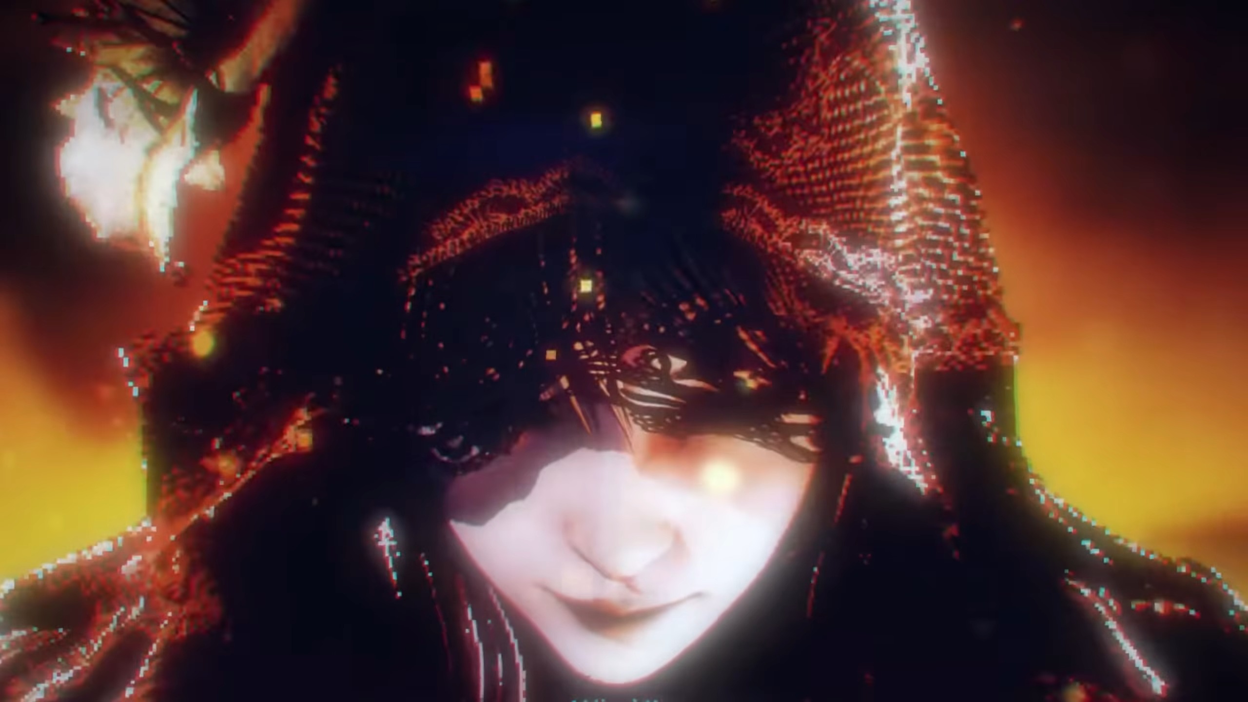 Final Fantasy Resonance woman in black veil