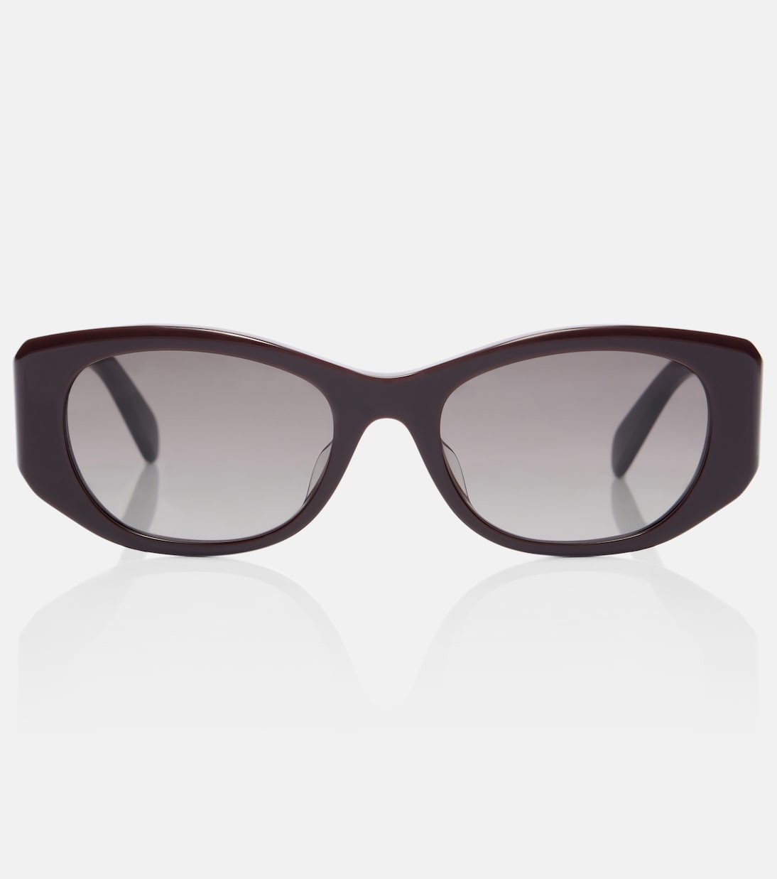 S329 Rectangular Sunglasses in Brown - Celine Eyewear