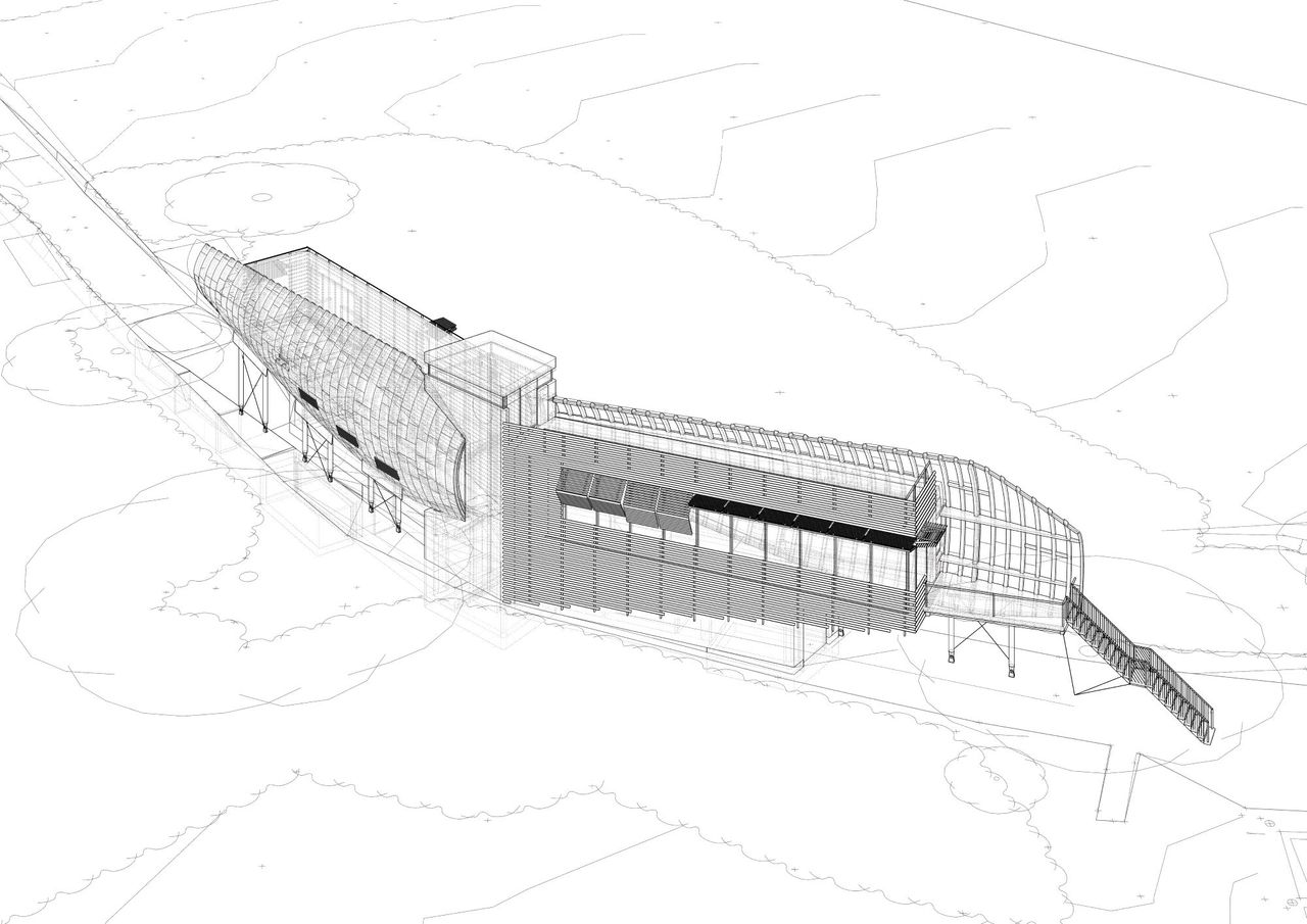 Drawings of the plane inspired self build
