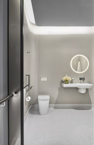 Bathroom interior at Bates Smart for Gandel Wing in Australia