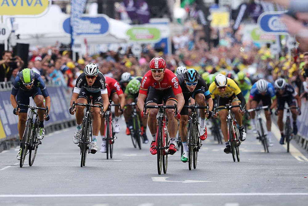 Andr&eacute; Greipel (Lotto Soudal) sprinting