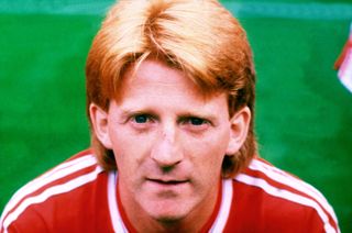 Gordon Strachan during his time at Manchester United, 1985