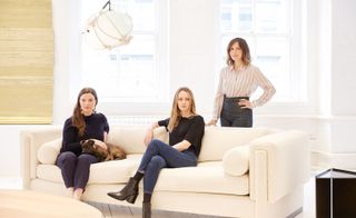 Egg Collective founders (from left) Stephanie Beamer, Crystal Ellis, and Hillary Petrie.