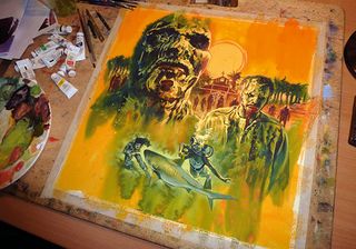 Evil Dead poster artist takes on Zombie Flesh Eaters