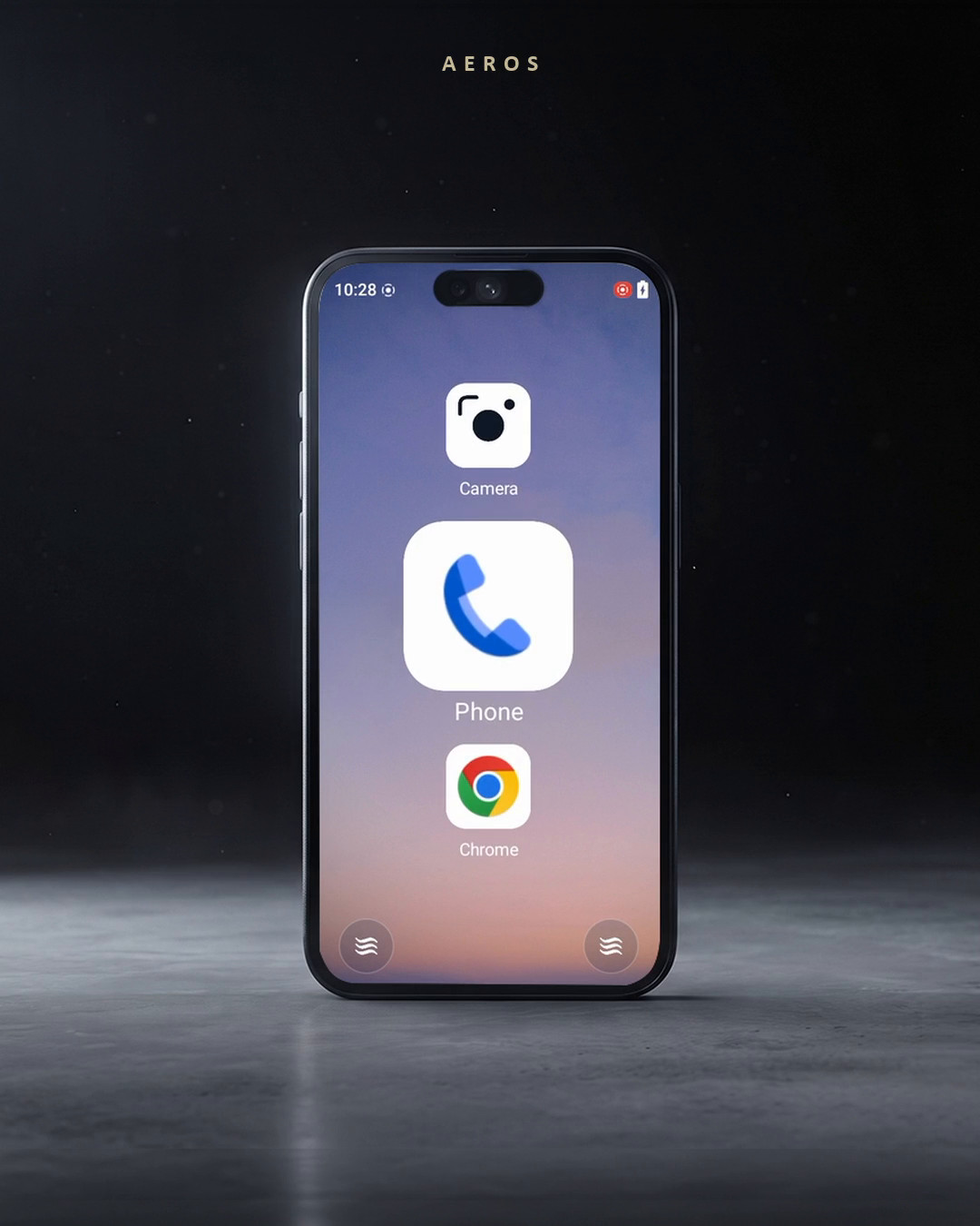 Functionality is deliberately limited to essential items