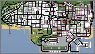 GTA San Andreas Tags locations map