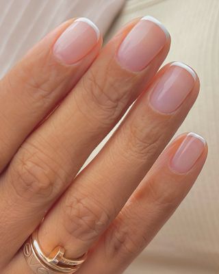 @harrietwestmoreland French tip manicure