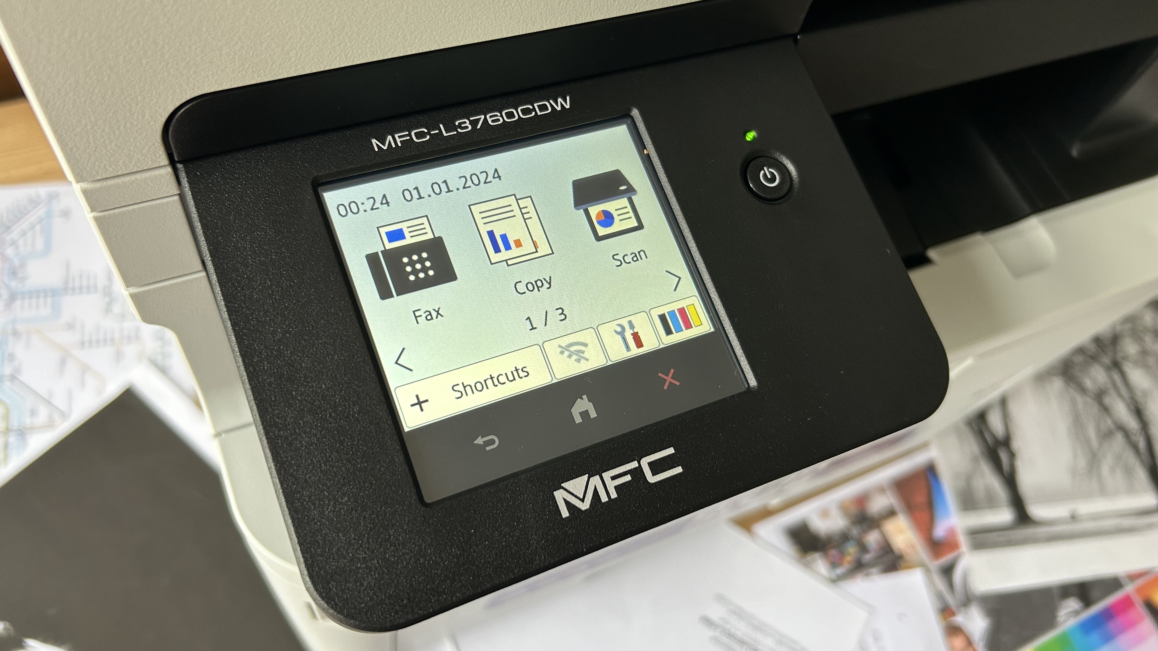 Brother MFC-L3750 laser printer  during our tests