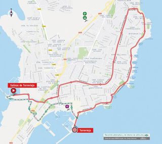 2019 Vuelta a Espana Stage 1 - Map