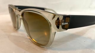 Fauna Audio Spiro Transparent Brown Sunglasses