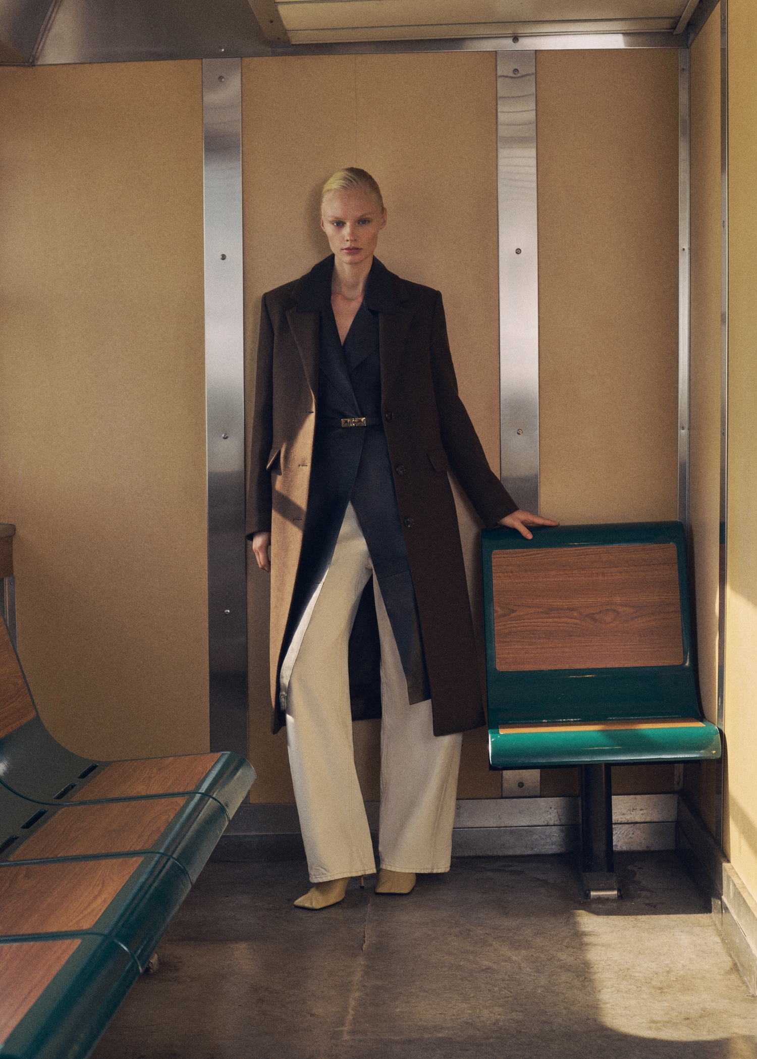 Structured Wool Coat 