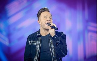 Olly Murs performing at Children in Need Rocks