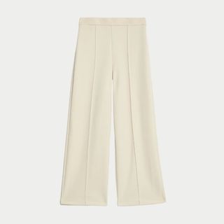 M&S wide leg jersey trousers