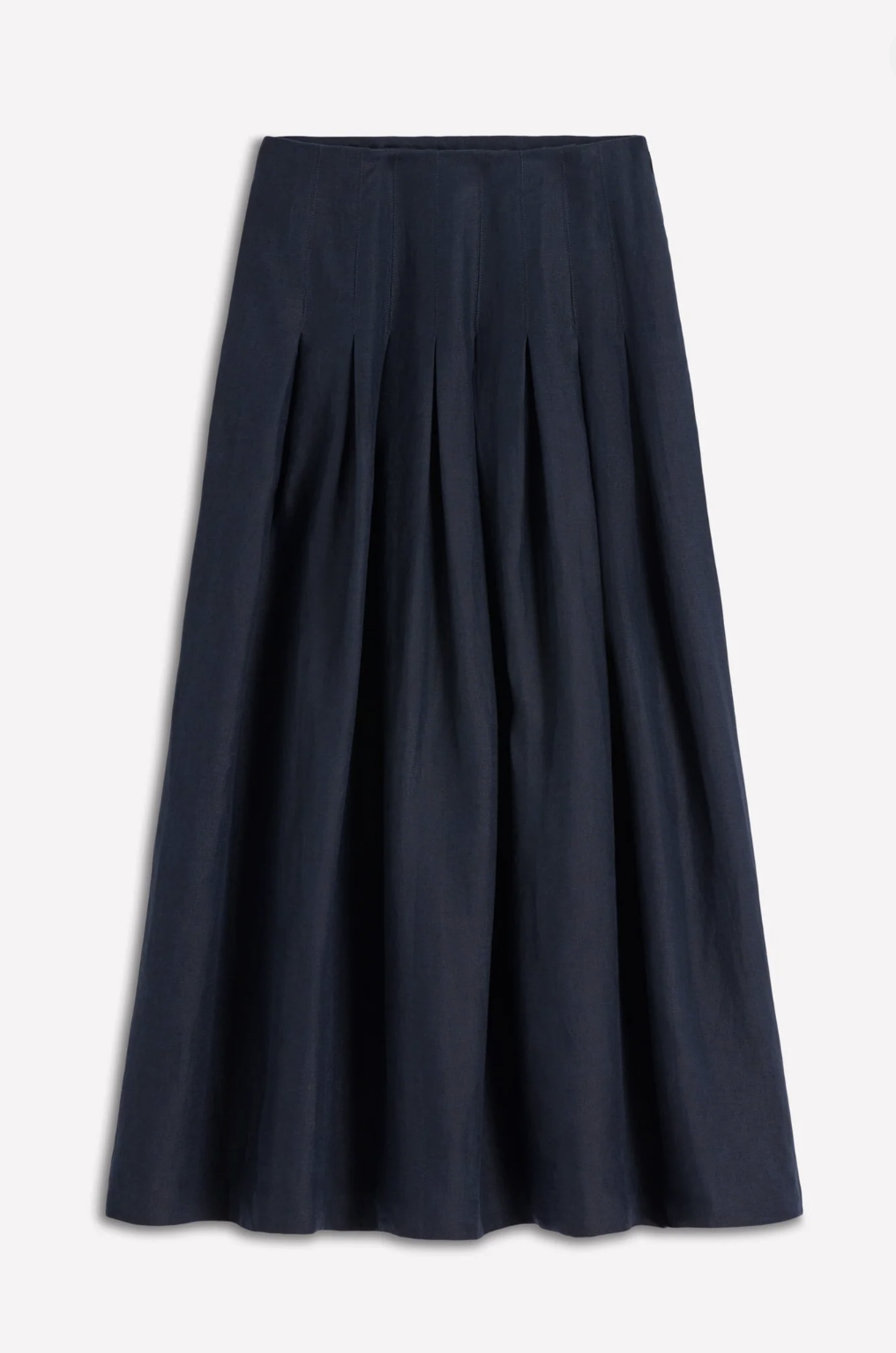 Boden, Valentina Linen Skirt-Navy