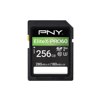 PNY EliteX-Pro60 UHS-II Memory Card 256GB |$61.99 now $39.99 at Amazon