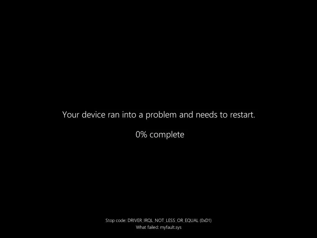 Windows 11 new BSOD