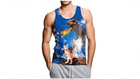 Adicreat 3D Printed Funny Tank Tops