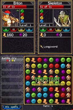 Puzzle Quest Challenge of the Warlords handson GamesRadar+