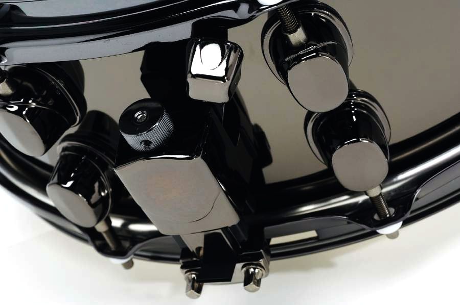 Virtually all of the shell hardware is black.