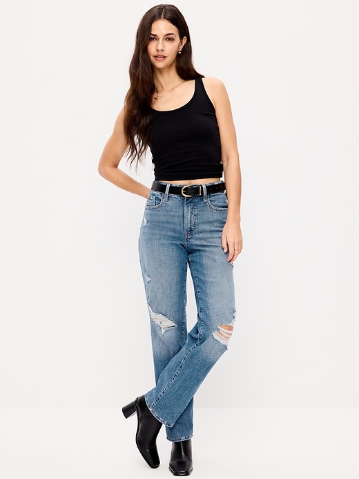 High-Waisted Og Loose Jeans