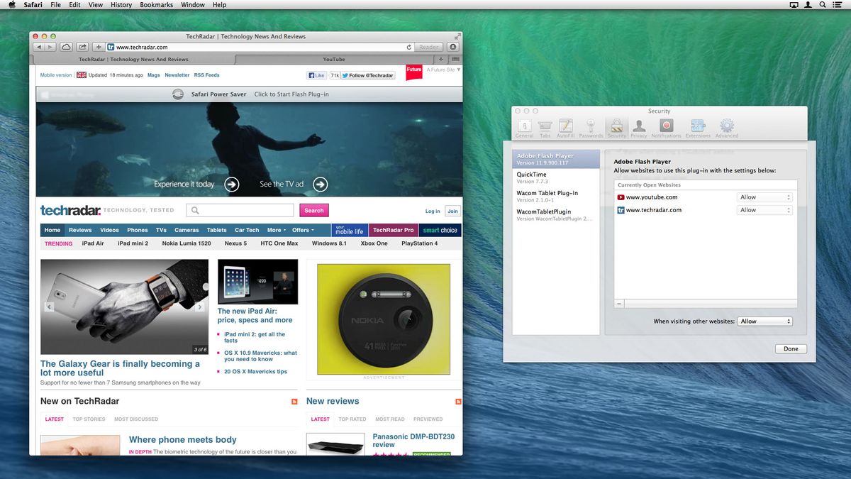 Finder, Safari and Keychain OS X 10.9 Mavericks review Page 2