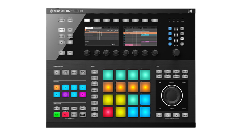 Maschine Studio is significantly bigger than the other products in the range.
