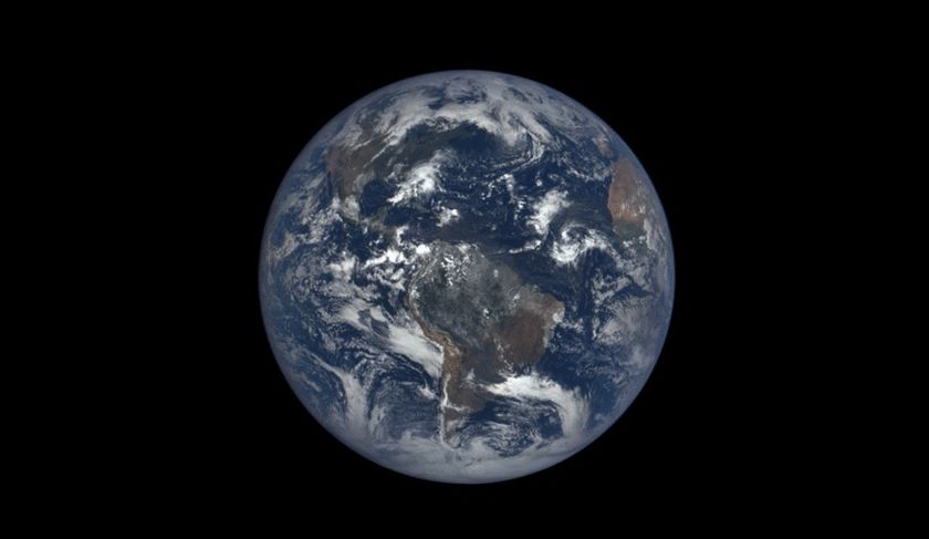 A stunning view of Earth captured on Sept. 17, 2015, by NASA’s Earth Polychromatic Imaging Camera (EPIC) camera on the Deep Space Climate Observatory (DSCOVR) spacecraft.