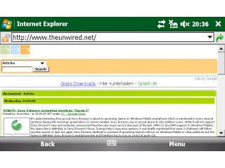 Pocket Internet Explorer 6