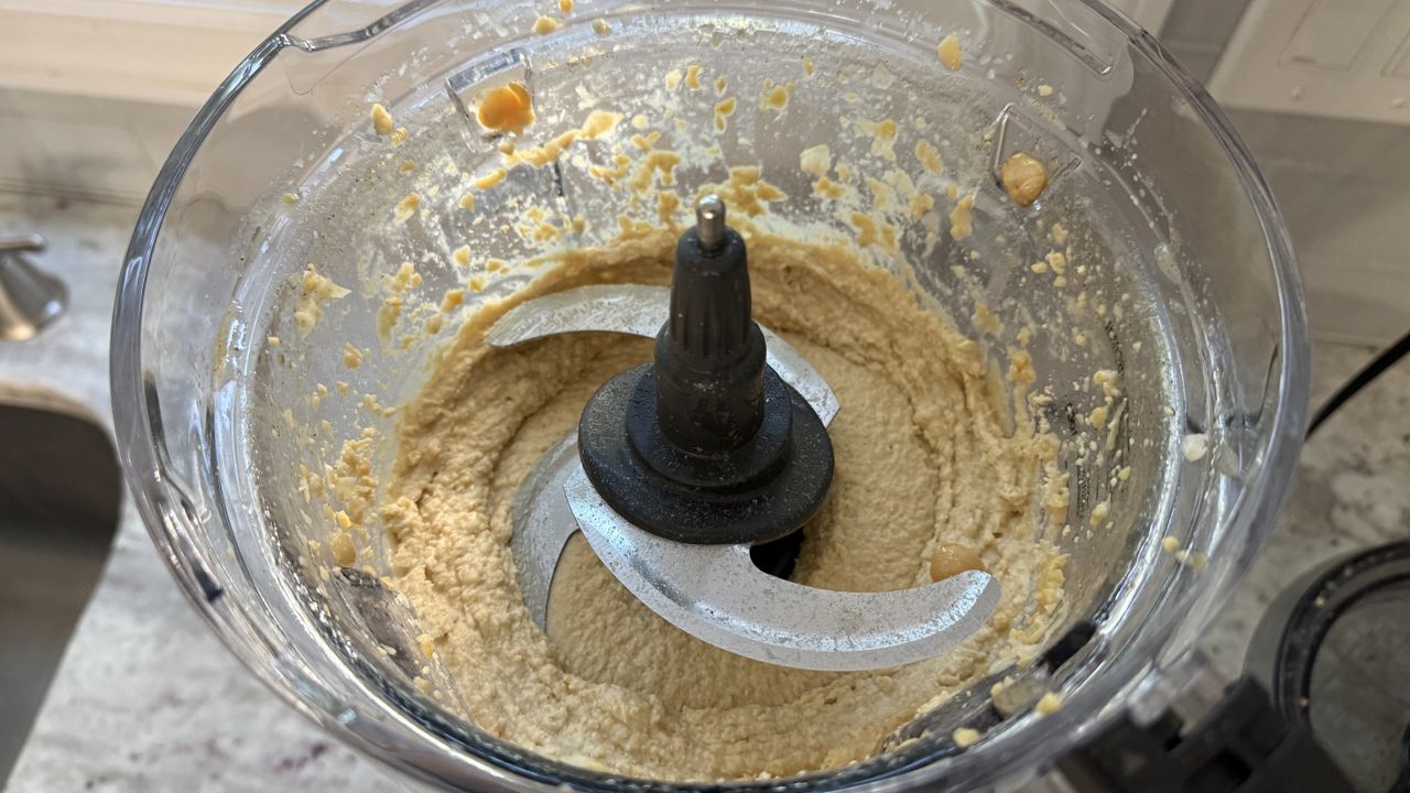 Ninja CrushBOSS making hummus