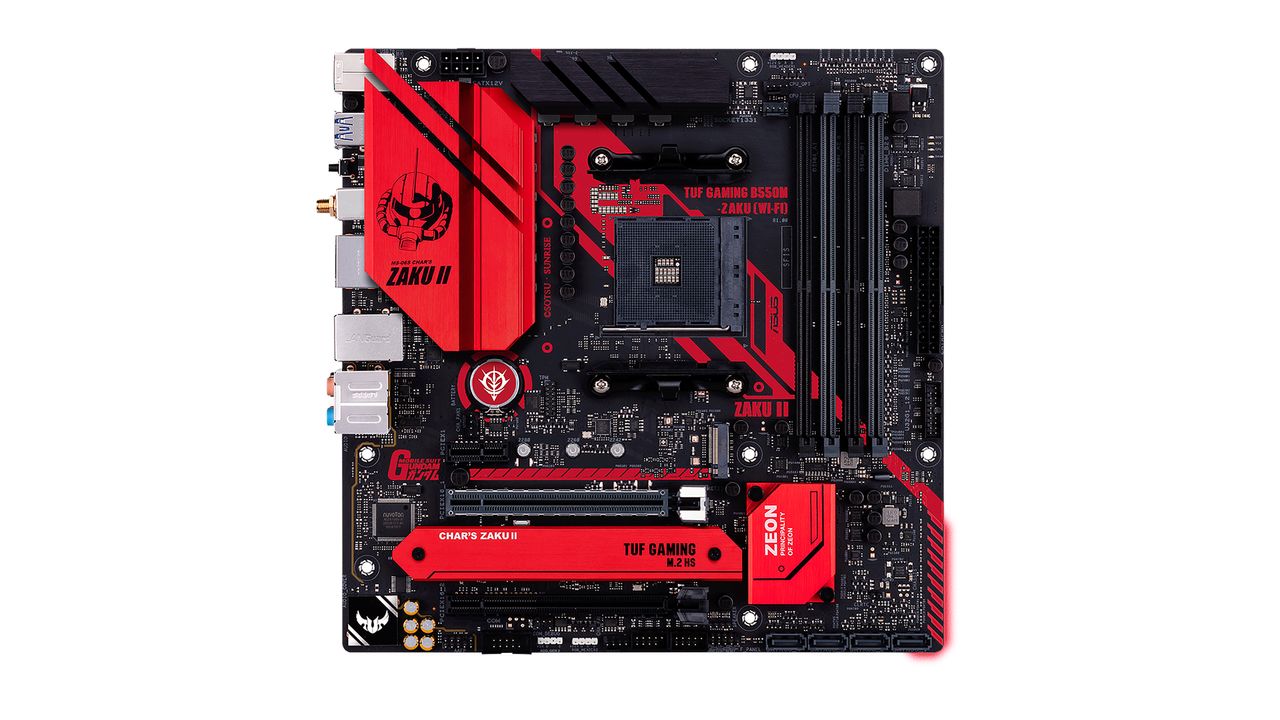 Asus' Gundam-Themed PC Components Hit The U.S. Market | Tom's Hardware