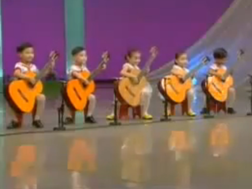 These kids should be doing their homework. On second thought, let &#039;em play guitar!