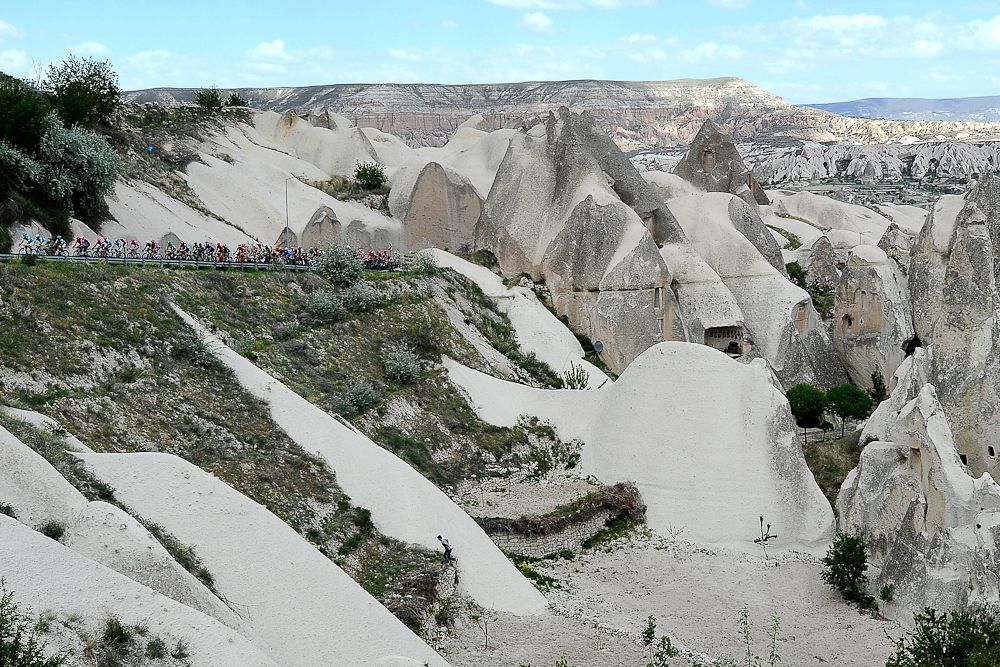 Scenery from along the route of stage 2 of the 2016 Tour of Turkey