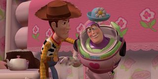 Buzz Lightyear in a hat in Toy Story 1