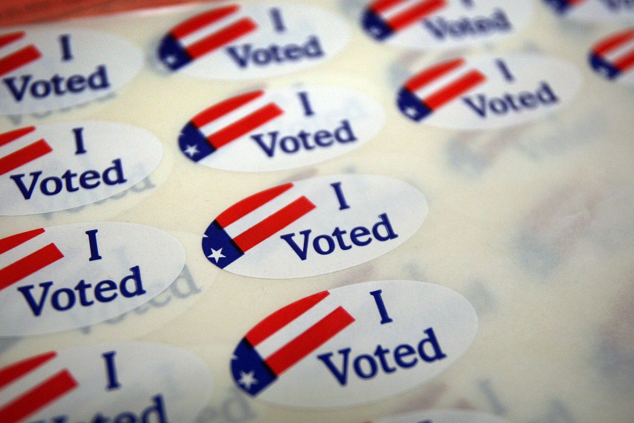 &amp;quot;I Voted&amp;quot; stickers.