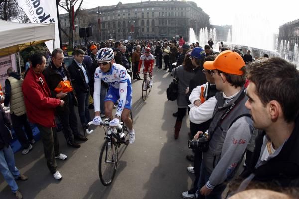 The tifosi were out in force in Milan.