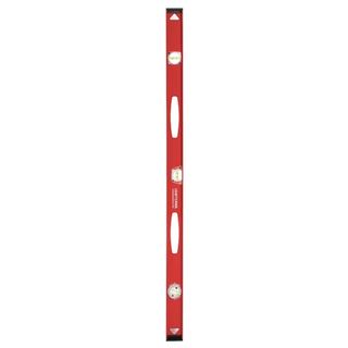 red spirit level from Lowes