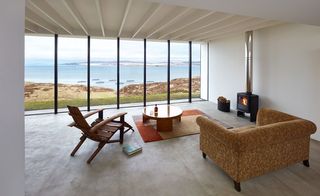 Living room of Cliff House on the Isle of Skye