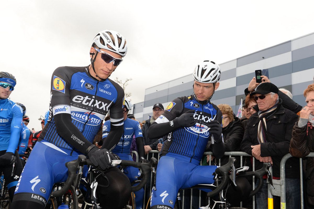 Marcel Kittel and Tony Martin (Etixx-Quick Step)