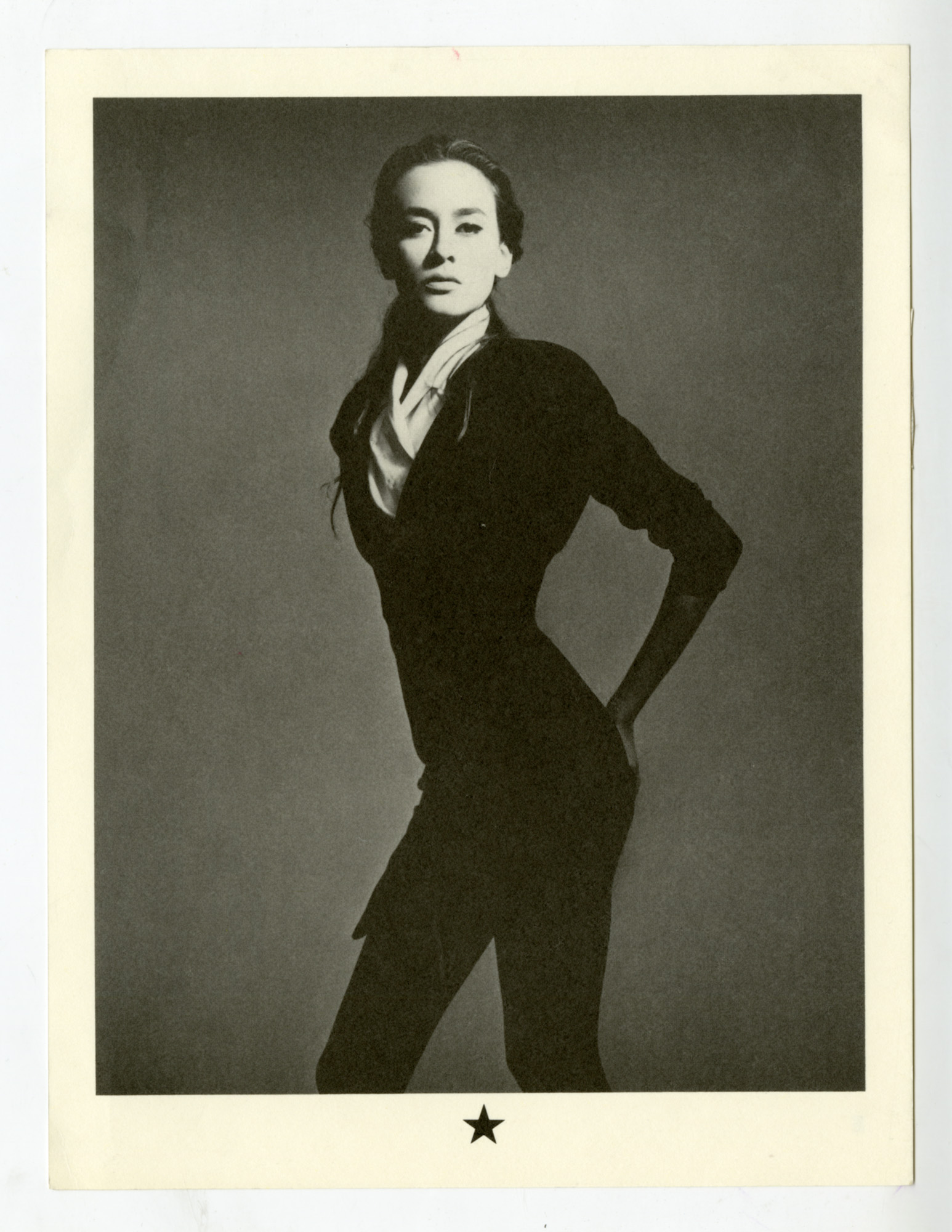 &amp;lsquo;Marie by Marina Yee&amp;rsquo; S/S88 invitation, with a photograph by Andrew MacPherson