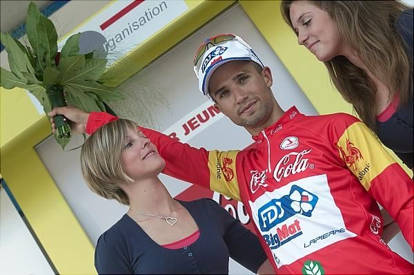 Nacer Bouhanni (FDJ-Big Mat) leads the points classification.