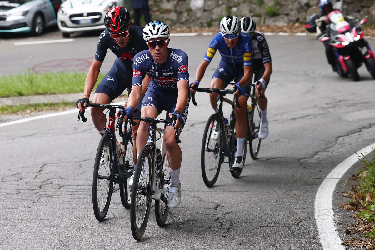 Il Lombardia 2021 115th Edition Como Bergamo 239 km 09102021 Ben Tulett GBR AlpecinFenix Pavel Sivakov RUS Ineos Grenadiers photo Luca BettiniBettiniPhoto2021