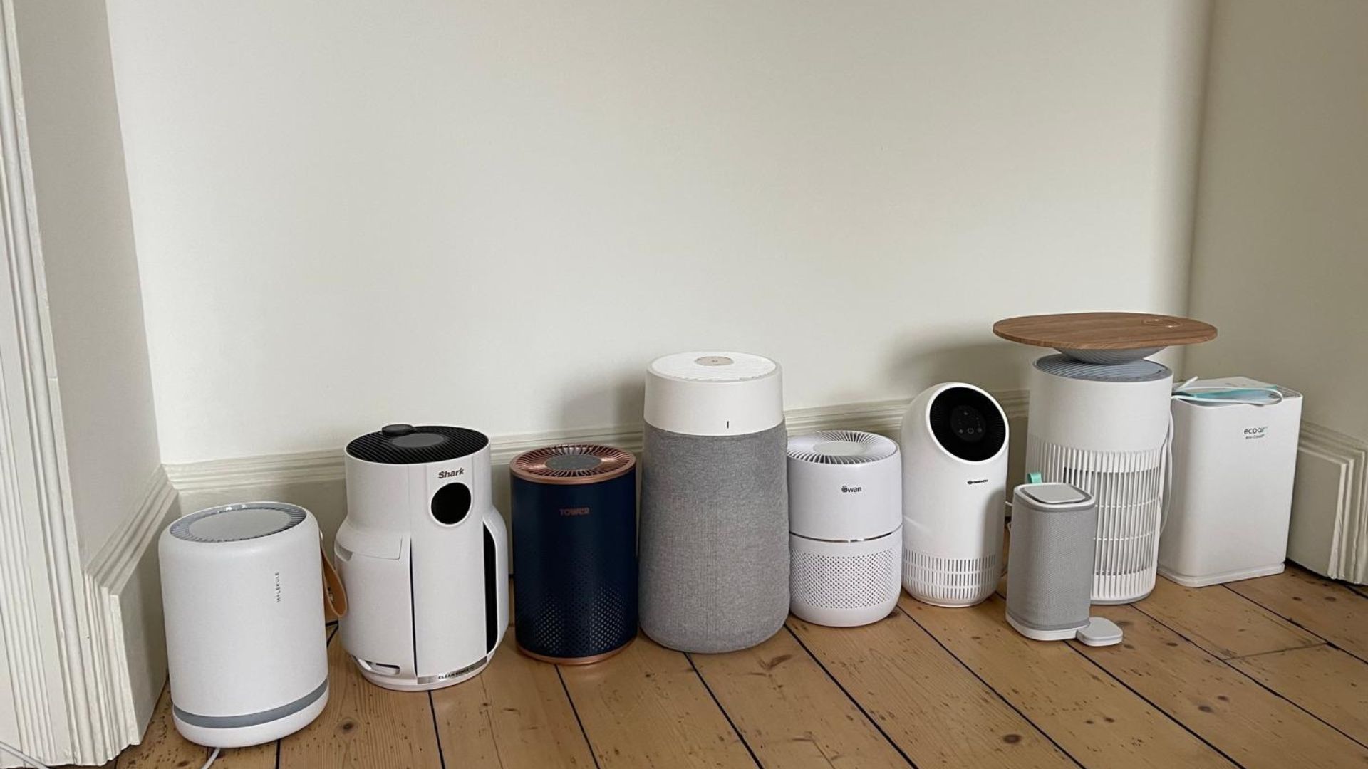 Swan Activair Air Purifier with the other air purifiers I tested
