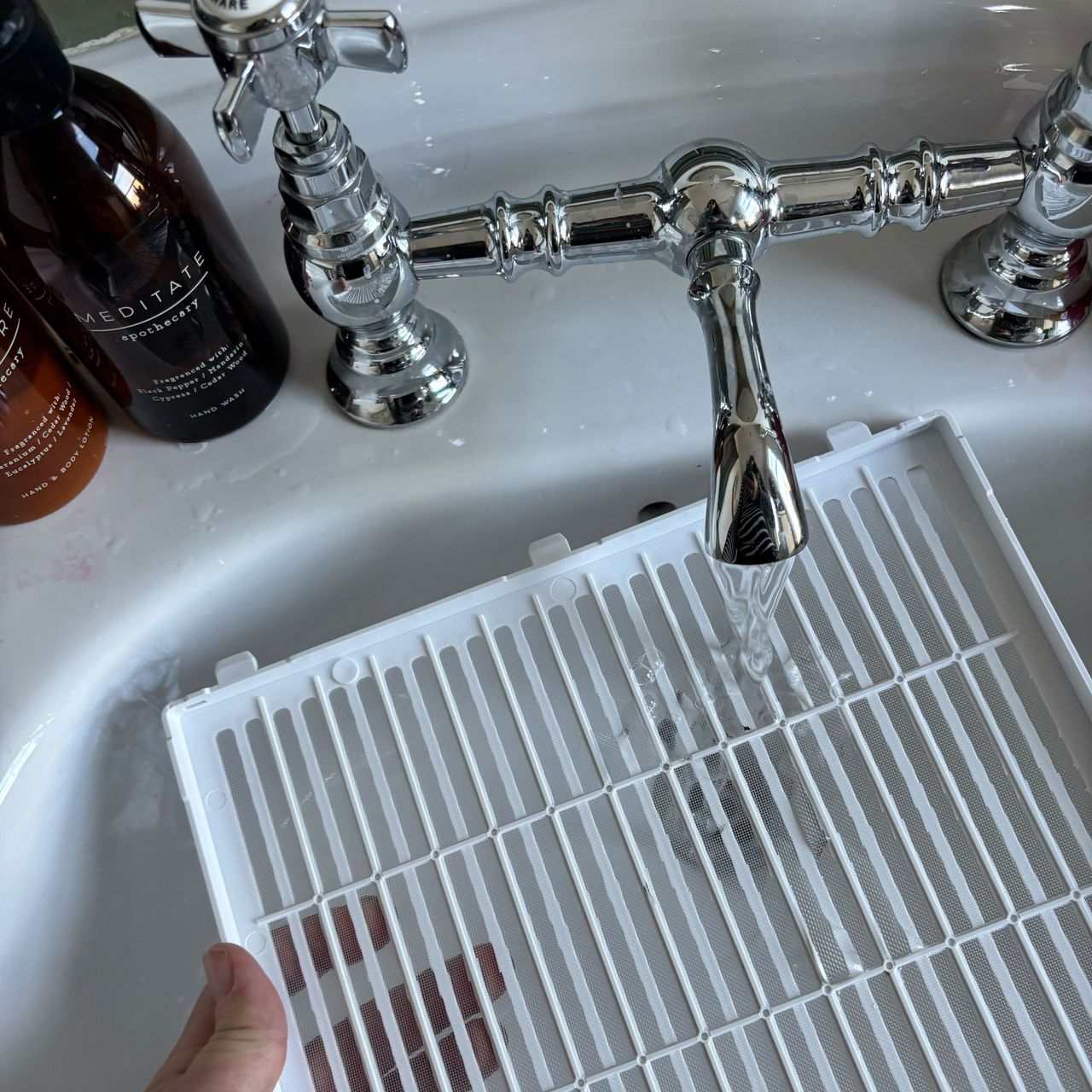 smartair dry zone dehumidifier filter under a tap