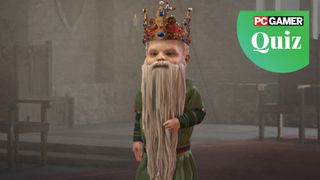 A baby with a long, grey beard in Crusader Kings 3.
