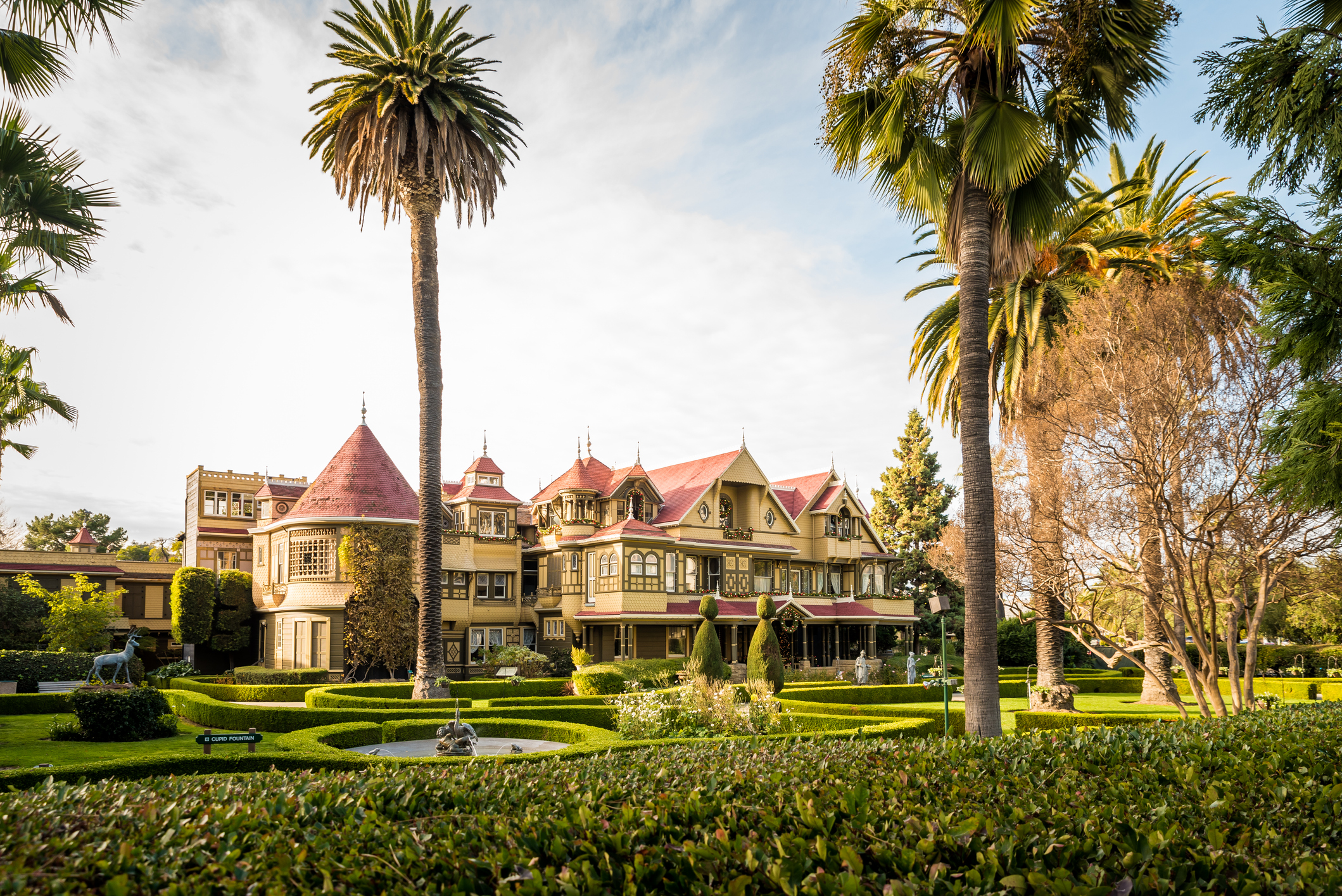 San Jose, CA, USA - December 25 2016: Winchester Mystery House Museum