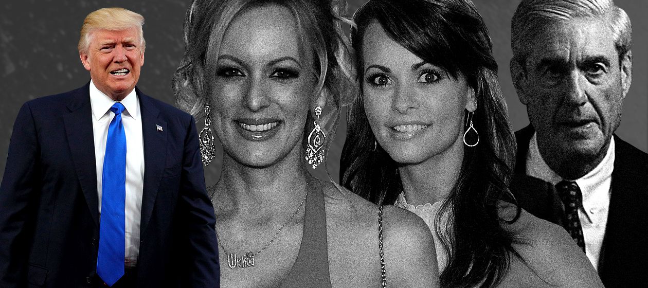 President Trump, Stormy Daniels, Karen McDougal, and Robert Mueller.