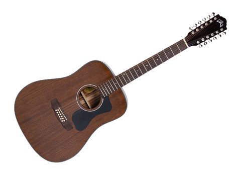 The D-125-12's neck is configured to be as player-friendly as possible.