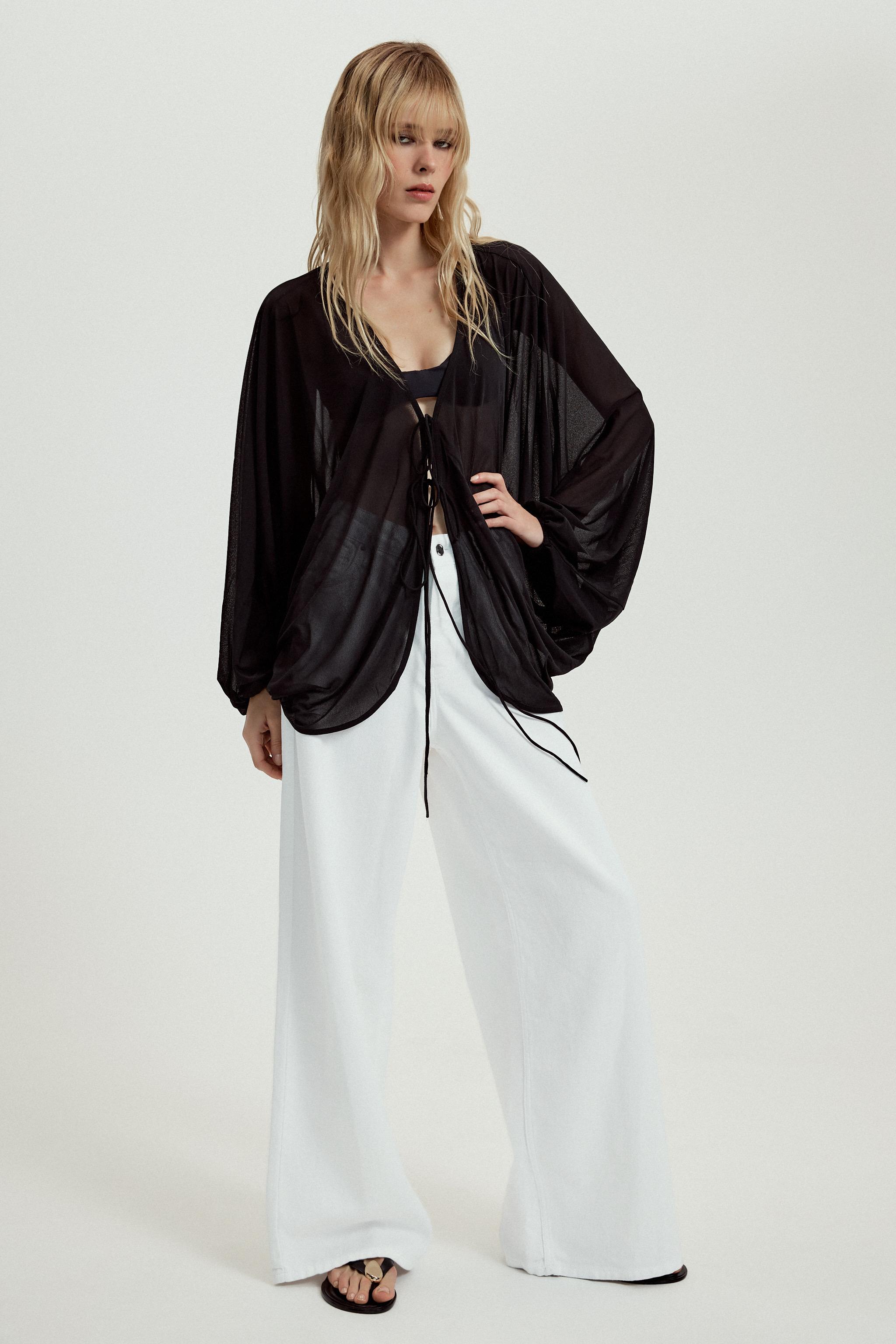 Puff Sleeve Crepe Top