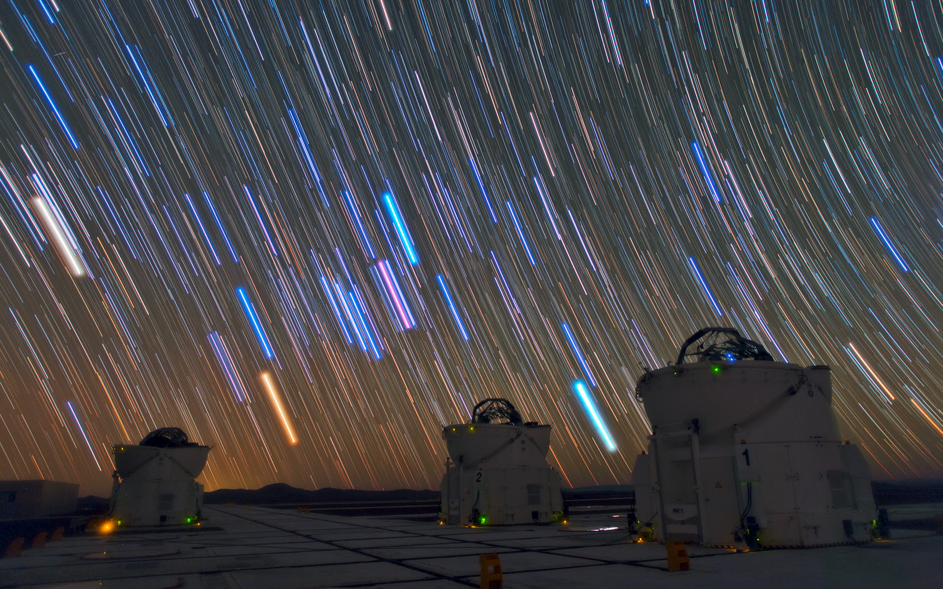 Star Trails Over Paranal Observatory 1920